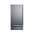 Summit 18 Inch Wide Built-In Undercounter Ice Machine with 60 Lbs. Daily Ice Production and Built-In Design - Left Swing Door Stainless Steel
