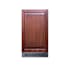 Summit 18 Inch Wide Built-In Undercounter Ice Machine with 60 Lbs. Daily Ice Production, ADA Compliant Design, and Weatherproof Design - Left Swing Door Panel-Ready