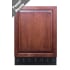 Summit 24 Inch Wide 5 Cu. Ft. Energy Star Certified Compact Refrigerator Freezer Combo Dual Evaporator and Cycle Defrost Panel Ready