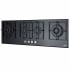 Summit 4-burner island gas-on-glass cooktop w/sealed burners & cast iron grates Black