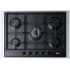 Summit 30 Inch Wide Built-In Gas Cooktop with Sealed Sabaf Burners, Dual Flame Burner and Trim Black