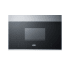 Summit 24 Inch Wide 1.34 Cu. Ft. 1000 Watt Over the Range Microwave Black/Stainless Steel