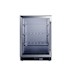 Summit 24 Inch Wide 5.14 Cu. Ft. Built-In Commercial Undercounter Impulse Freezer with Vacuum Insulated Glass - Left Swing Door Glass