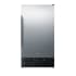 Summit 18 Inch Wide 2.7 Cu. Ft. Built-In / Free Standing Upright Compact Freezer with Adjustable Shelves Stainless Steel