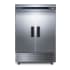 Summit 56 Inch Wide 49 Cu. Ft. Reach-In Commercial Freezer with Temperature Alarm Stainless Steel