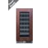 Summit 15 Inch Wide 18 Bottle Capacity Panel Ready Built-In / Free Standing Wine Cooler with Single Cooling Zone and Stainless Steel Shelves Panel Ready