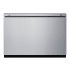 Summit 24 Inch Wide 2 Cu. Ft. Refrigerator Drawer with Digital Thermostat and Child Lock Stainless Steel