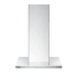 Summit 400 CFM 24 Inch Wide Wall Mounted Range Hood with LED Lighting and 3 Fan Speeds Stainless Steel