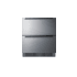 Summit 27 Inch Wide 4.83 Cu. Ft. ADA Compliant Outdoor Rated Refrigerator Drawers with Eco Mode Setting Stainless Steel