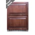 Summit 24 Inch Wide 3.9 Cu. Ft. Panel Ready Refrigerator Drawer with Open Drawer Alarm Panel Ready