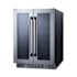 Summit 24 Inch Wide 21 Bottle Capacity Beverage Center Black / Glass
