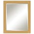Sunny Wood Forrester Ridge 30" W x 36" H Rectangular Beveled Framed Wall Mounted Bathroom Mirror Natural Oak
