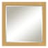 Sunny Wood Forrester Ridge 36" Rectangular Beveled Framed Wall Mounted Bathroom Mirror Natural Oak