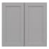 Sunny Wood Grayson 36" Wide x 36" High Double Door Wall Cabinet with Soft Close Hinges Dove Gray
