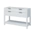 Sunny Wood Le Bath Kasey 48" Double Free Standing Vanity Cabinet Only - Less Vanity Top White-Wash