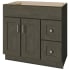 Sunny Wood Livingstone 36" Single Free Standing Vanity Cabinet Only - Less Vanity Top Shale Grey