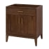 Sunny Wood Perry 30" Free Standing Hardwood Vanity Cabinet Only - Less Vanity Top Amber