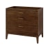 Sunny Wood Perry 36" Free Standing Hardwood Vanity Cabinet Only - Less Vanity Top Amber
