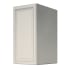 Sunny Wood Riley 18" Wide x 36" High Single Door Pantry Cabinet with 2 Shelves White