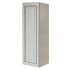 Sunny Wood Riley 12" Wide x 36" High Single Door Wall Cabinet with 2 Shelves White