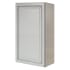 Sunny Wood Riley 21" Wide x 36" High Single Door Wall Cabinet with 2 Shelves White