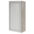 Sunny Wood Riley 21" Wide x 42" High Single Door Wall Cabinet with 2 Shelves White