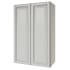 Sunny Wood Riley 27" Wide x 42" High Double Door Wall Cabinet with 2 Shelves White