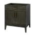 Sunny Wood Tyler 30" Free Standing Hardwood Vanity Cabinet Only - Less Vanity Top Dark Pearl