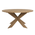 Sunset West Coastal Teak 56" Diameter Teak Outdoor Dining Table Teak