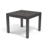 Sunset West Vegas 36" Wide Aluminum Outdoor Dining Table Graphite