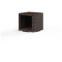Sunset West Montecito 22" Wide Resin Wicker Outdoor End Table Cognac