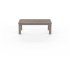 Sunset West Laguna 54" Wide Aluminum Outdoor Coffee Table Driftwood