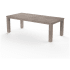 Sunset West Laguna 42" Wide Aluminum Outdoor Coffee Table Driftwood