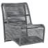 Sunset West Milano 28" Wide Aluminum, Olefin Rope Framed Outdoor Accent Chair Slate