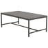 Sunset West Pietra 50" Wide Aluminum Outdoor Coffee Table Graphite
