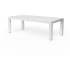 Sunset West Newport 90" Wide Aluminum Outdoor Dining Table Frost