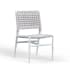 Sunset West Bahia 23" Wide Aluminum Framed Outdoor Dining Chair Frost