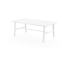 Sunset West Bristol 22" Wide Aluminum Outdoor Coffee Table White