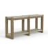 Sunset West Sedona 72" Wide Teak Outdoor Accent Table Teak