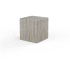 Sunset West Bazaar 20" Wide Concrete Outdoor End Table Wood