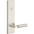Sure-Loc Levanto Single Cylinder Keyed Entry Lever Set and Deadbolt Combo with Rectangle Rose Satin Nickel