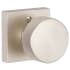 Sure-Loc Zurich Non-Turning One-Sided Dummy Door Knob with Square Rose Satin Nickel
