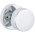 Sure-Loc Zurich Privacy Door Knob Set with Round Rose Polished Chrome