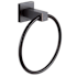 Sure-Loc Baden 7" Wall Mounted Towel Ring Flat Black