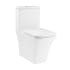 Swiss Madison Eclair 1.28 GPF Dual Flush One Piece Elongated Toilet with Push Button Flush - Seat Included White