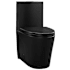 Swiss Madison St. Tropez 1.1 / 1.6 GPF Dual Flush Two Piece Elongated Toilet with Push Button Flush - Seat Included Matte Black