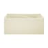 Swiss Madison Voltaire 54" Three Wall Alcove Acrylic Soaking Tub with Left Drain and Overflow Bisque