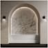 Swiss Madison Virage 60" Three Wall Alcove Fiberglass Soaking Tub with Left Drain and Overflow Glossy White