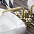 Swiss Madison Avallon 1.2 GPM Widespread Bathroom Faucet Brushed Gold