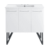 Swiss Madison Annecy 36" Free Standing Single Basin Vanity Set with Cabinet and Ceramic Vanity Top White / White